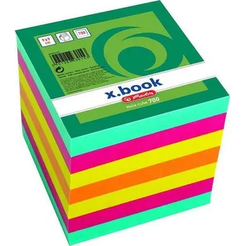 Samolepící bloček Špalíček 9 x 9 x 9 barevné pruhy