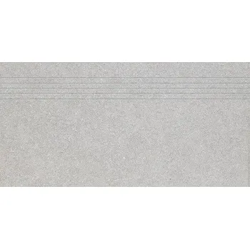 Dlažba Schodovka Rako Block světle šedá 40x80 cm mat DCP84780.1