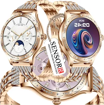 Pouzdro na mobilní telefon Sensorr dámské hodinky pro Samsung Huawei Iphone Xiaomi Sony LG Oppo HTC zlaté