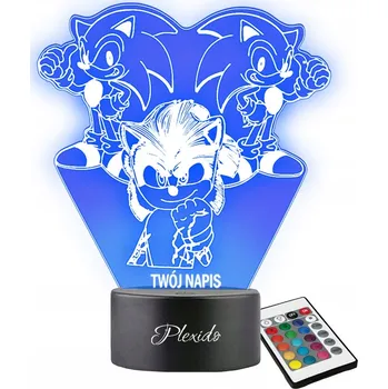 Lampička Plexido vícebarevná Noční lampa