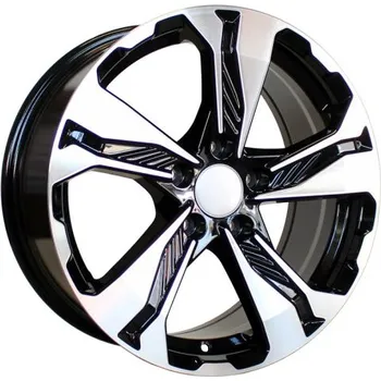 Alu kolo Alu kola Racing Line B5520, 17x7.5 5x114.3 ET45, černá + leštění