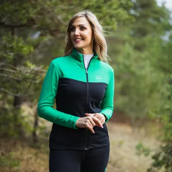 TERMOVEL Dámská mikina ELLA zelená VELIKOST: S