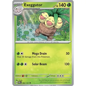 Karetní hra Exeggutor 002/131 - Prismatic Evolutions Typ karty: Non-Holo