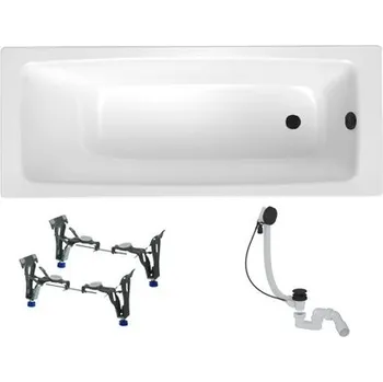 Vana Obdélníková vana SAT Feel 170x70 cm smaltovaná ocel levá i pravá SATBVFEEL1708