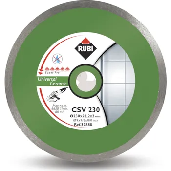 Vrták Diamantový kotouč Rubi kontinuální 125 mm CSV 125 Superpro R30883