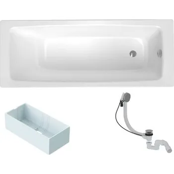 Vana Obdélníková vana SAT Feel 160x70 cm smaltovaná ocel levá i pravá SATBVFEEL1603