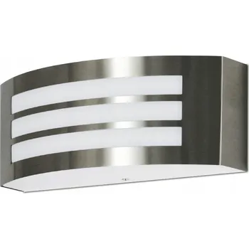 Venkovní osvětlení VENKOVNÍ NÁSTĚNNÉ SVÍTIDLO ZAHRADNÍ FASÁDNÍ PRO LED ŽÁROVKU E27 CHROM