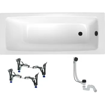 Vana Obdélníková vana SAT Feel 150x70 cm smaltovaná ocel levá i pravá SATBVFEEL1506