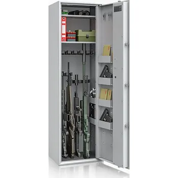 Trezor ISS Skříň na zbraně SIEGEN MAX 500082.01 KL, světle šedá
