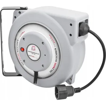 Napájecí kabel Prodlužovací Kabel na bubnu Holzmann 15 m, 1 ks, šedý