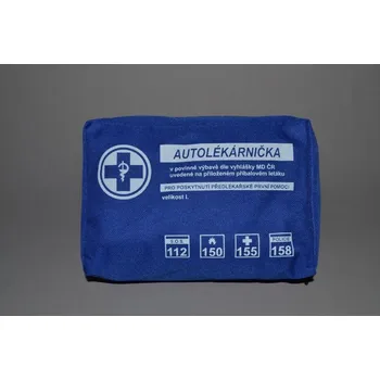 Autolékárnička Autolékarnička textilní typ I vyhláška 341/2014 Sb.