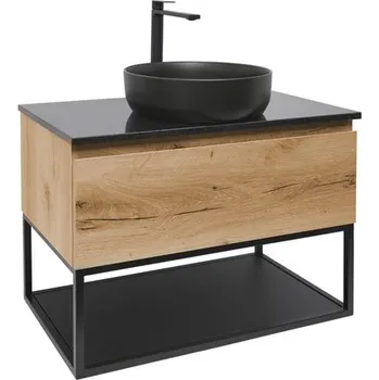 Koupelnový nábytek SAT B-Way 79x30x45 cm dub