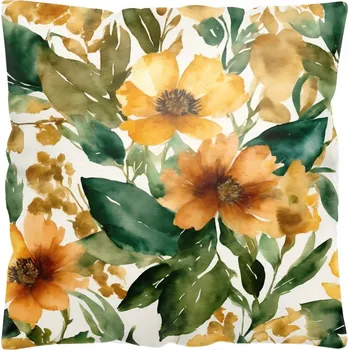 Polštář DEKORAČNÍ POVLEČENÍ NA POLŠTÁŘ 40x40 ANTYALERGICKÉ PODZIMNÍ BARVY