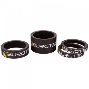 Představec na kolo BURGTEC podložky pod představec / CARBON