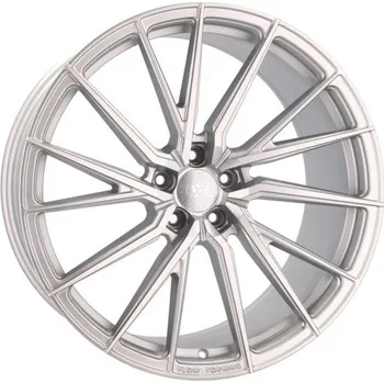 Disk Alu kola Haxer HX06F, 20x8.5 5x112 ET35, stříbrná matná + leštění (zátěžová)