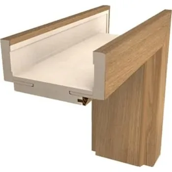 Zárubeň Obložková zárubeň Jilm antracit Naturel 70 cm pro tloušťku stěny 30-32 cm pravá O12JA70P