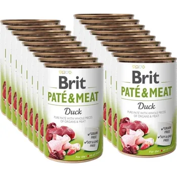Pro psa BRIT PATE &amp; MEAT DUCK 24x800g