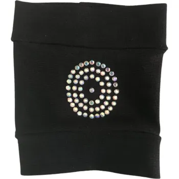 Fixační návlek na dia senzor dospělý nanoAg s kamínkovou aplikací černý vel.S