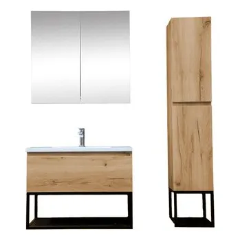 Koupelnový nábytek Koupelnová skříňka s umyvadlem SAT B-Way dub mat KSETBWAY6