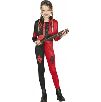 Karnevalový kostým Guirca KOSTÝM NEBEZPEČNÁ HOLČIČKA HALLOWEEN 146 Červená/Černá XL