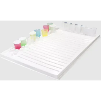 Zásobník na léky, plast, 440 x 340 x 15 mm