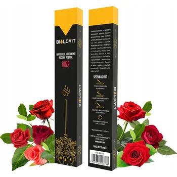 Vonná tyčinka Přírodní indické vonné tyčinky Bilovit Růže 40g