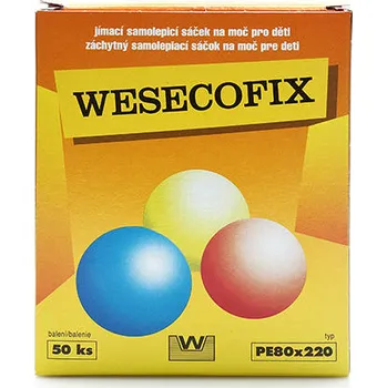 Sáček na potraviny Močový sáček WESECOFIX dětský PE 80 x220 mm