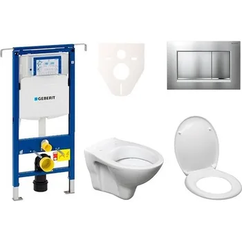 Klozet Cenově zvýhodněný závěsný WC set Geberit do lehkých stěn / předstěnová montáž+ WC S-Line S-line Pro 111.355.00.5ND7