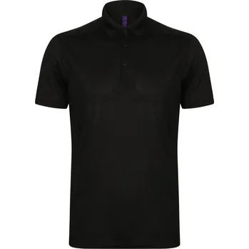 Henbury Pánské funkční polo tričko H460 Black XL