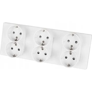 Elektrická zásuvka Elektrická Zásuvka zásuvka MIUUN bílá