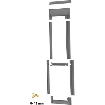 Příslušenství k oknu DAKEA KSI - Lemování na hladkou krytinu pro doplňková okna - střešní- M4A - rozměr 78*98cm