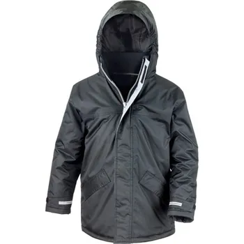 Dívčí bunda Result Junior zimní parka R207J Black S (5-6)