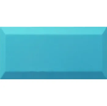 Obklad Obklad Ribesalbes Chic Colors teal bisel 10x20 cm lesk CHICC1778