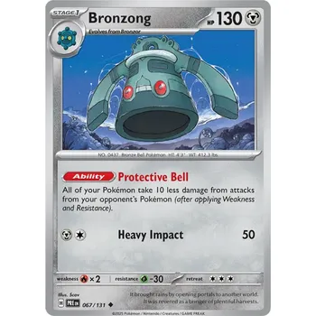 Sběratelská karetní hra Bronzong 067/131 - Prismatic Evolutions Typ karty: Non-Holo