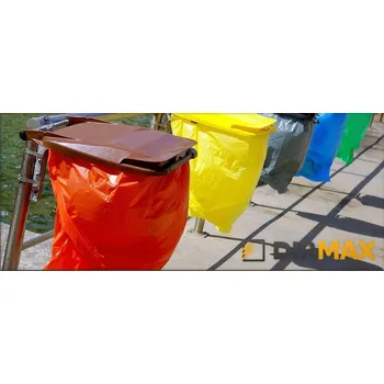 Pytle na odpadky Pytel 80 mi, 120 l, modrý, 70 x 110 cm