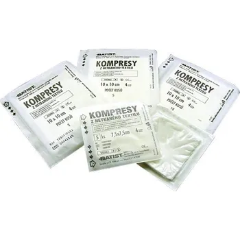 Sterilkompres NT,sterilní, 4 vrstvy, 7,5 x 7,5 cm, ( 100 x 2 ks )