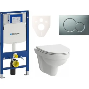 Bidet Cenově zvýhodněný závěsný WC set Geberit do lehkých stěn / předstěnová montáž+ WC Laufen Laufen Pro Nordic SIKOGES3H3