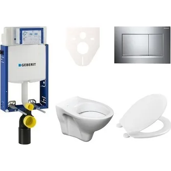 Klozet Cenově zvýhodněný závěsný WC set Geberit k zazdění + WC S-Line S-line Pro 110.302.00.5NR6