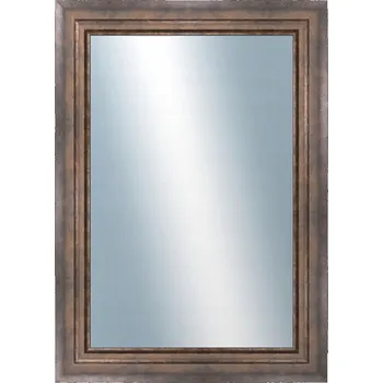 Zrcadlo Zrcadlo DANTIK nástěnné obdélníkové, rám dřevo, 500 x 700 mm