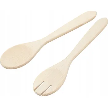 Vrták Sada dřevěných salátových příborů 2 kusy