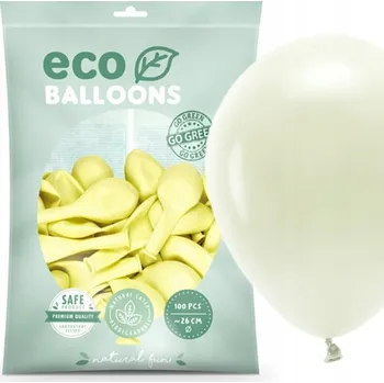Balónek Balónky ECO BIO pastelové 100 ks Krémové EKO