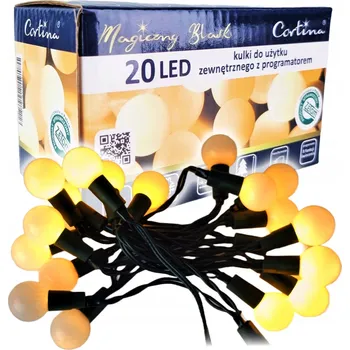 Vánoční dekorace Vánoční osvětlení na stromeček Cortina venkovní 2,8 m 11 - 20 světel