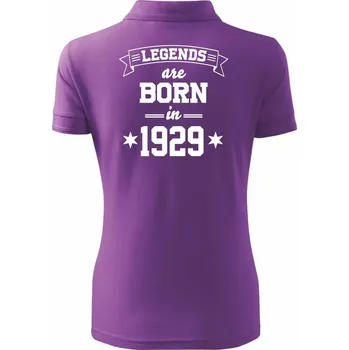 Legends are born in 1929 - Polokošile dámská Pique Polo - XS ( Fialová )