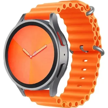 Řemínek na hodinky Enem Ocean loop - rychloupínací řemínek 18mm - Oranžový IR-AWGW-0696