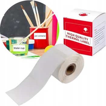 Bezpečnostní kamera Phomemo pro M110 M120 M200 termální štítky 30x40mm 180ks bílé samolepky