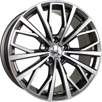 Alu kolo Alu kola Racing Line B1453, 19x8.5 5x112 ET40, šedivá + leštění