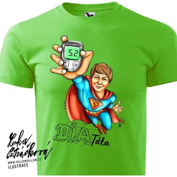 DIA triko Dia táta vel. XL, trávově zelená, pánské