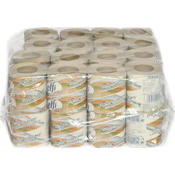 Toaletní papír Toaletní papír ELFI 400, 64 ks v balení, 1-vrstvý,návin 30 m