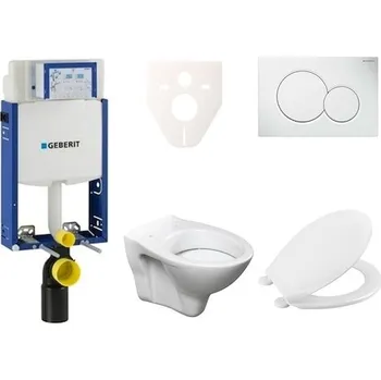 Klozet Cenově zvýhodněný závěsný WC set Geberit k zazdění + WC S-Line S-line Pro 110.302.00.5NR1