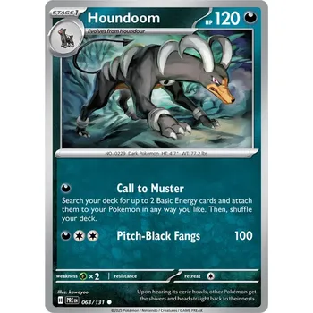 Karetní hra Houndoom 063/131 - Prismatic Evolutions Typ karty: Non-Holo